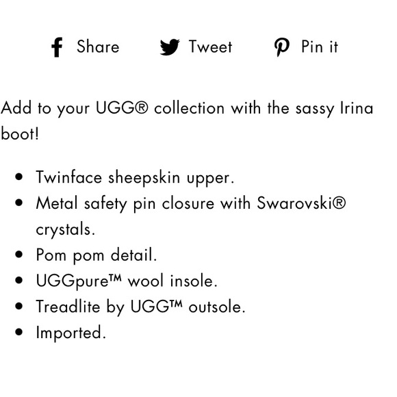 NWT UGG Irina Boots - Picture 14 of 14